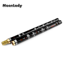 Load image into Gallery viewer, Black Bamboo Flute

